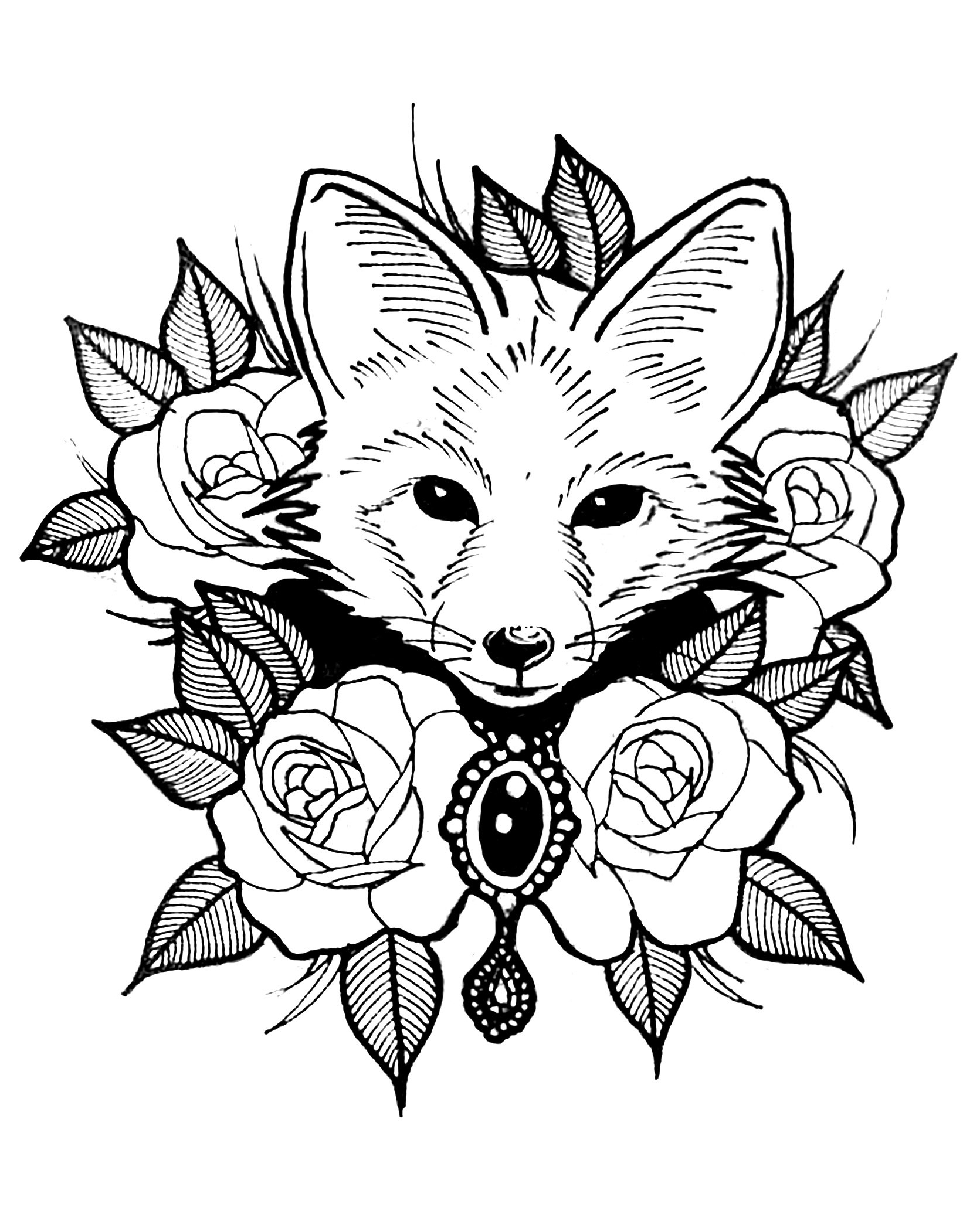 50+ Fox Cute Baby Fox Fox Coloring Pages Of Animals Gif - Coloring Pages