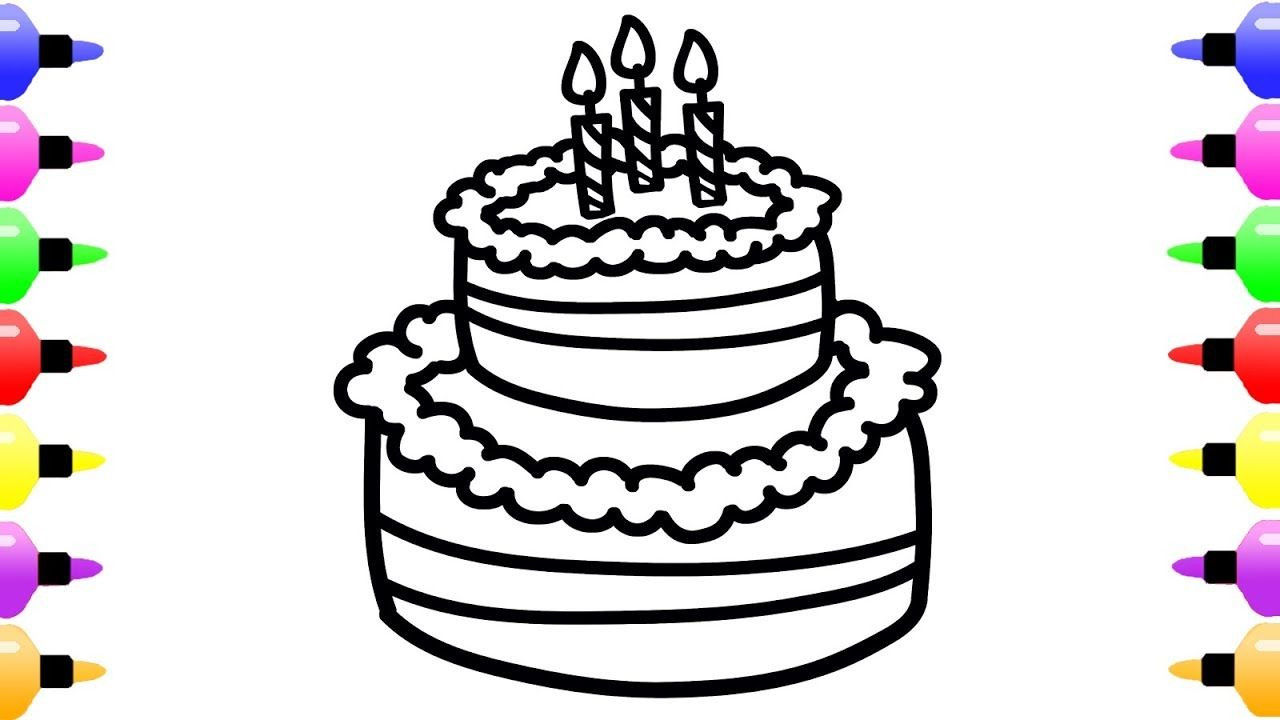 Cute Cake Drawing | Free download on ClipArtMag