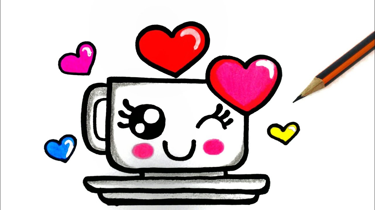 Cute Coffee Drawing | Free download on ClipArtMag