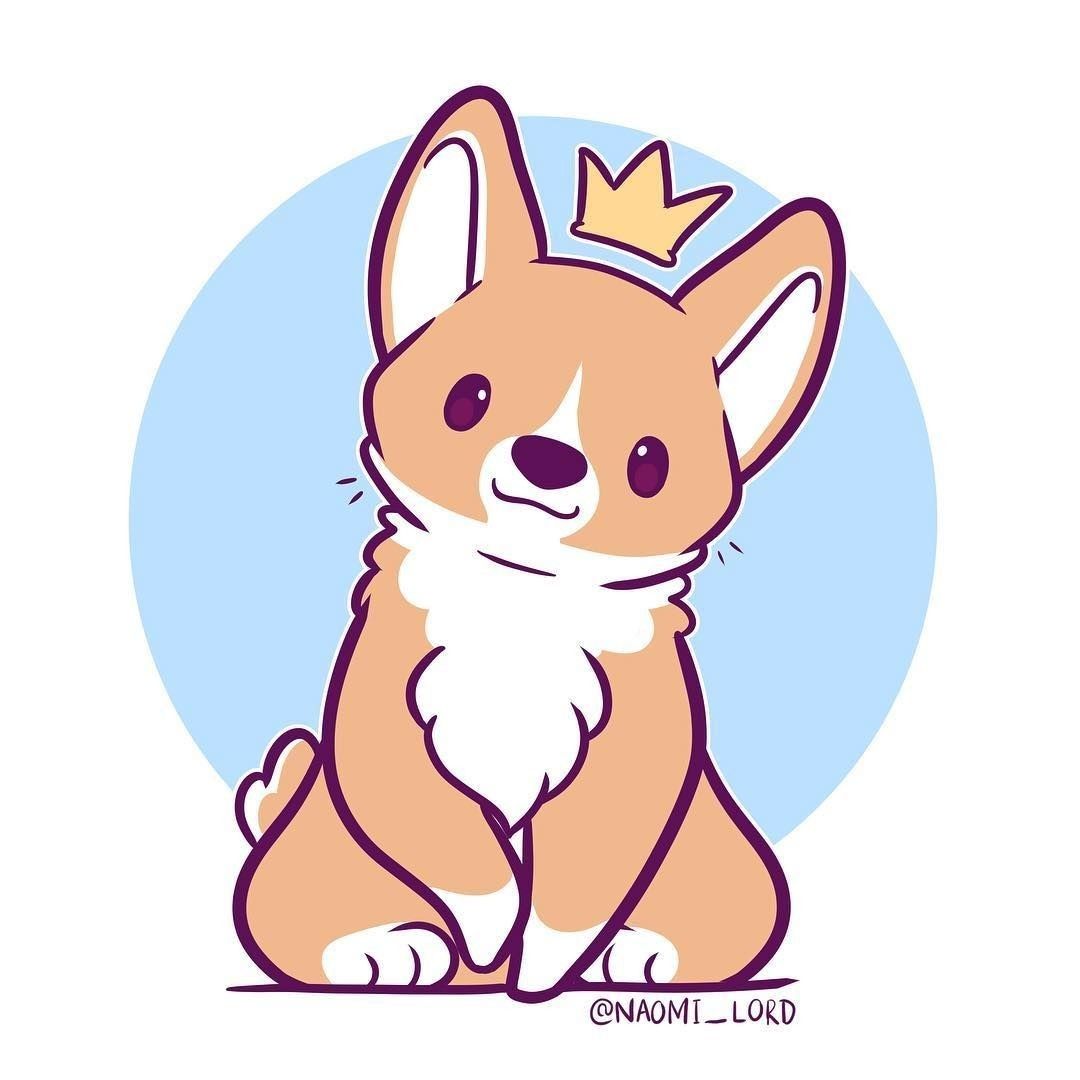 Cute Corgi Drawing | Free download on ClipArtMag