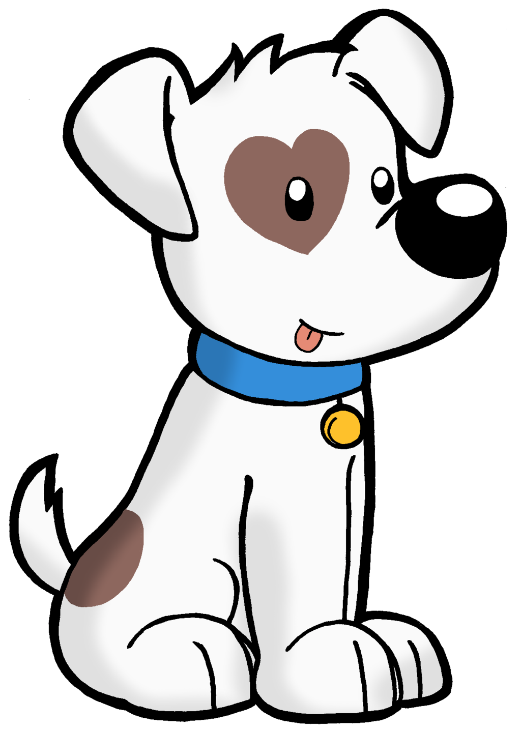 Cute Dog Cartoon Drawing Free download on ClipArtMag