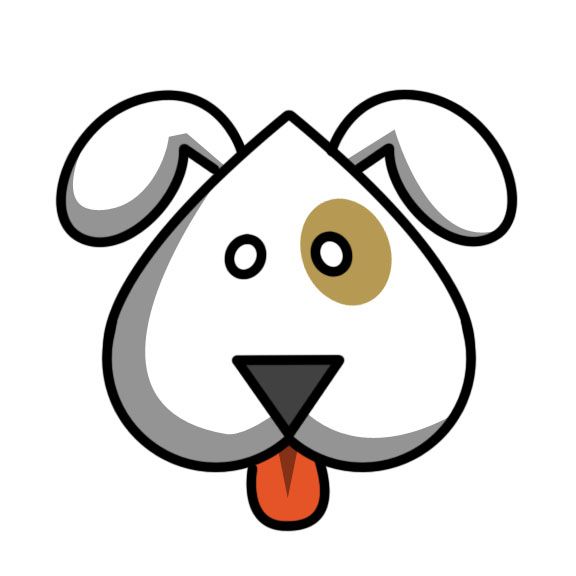 Cute Dog Drawing Easy | Free download on ClipArtMag