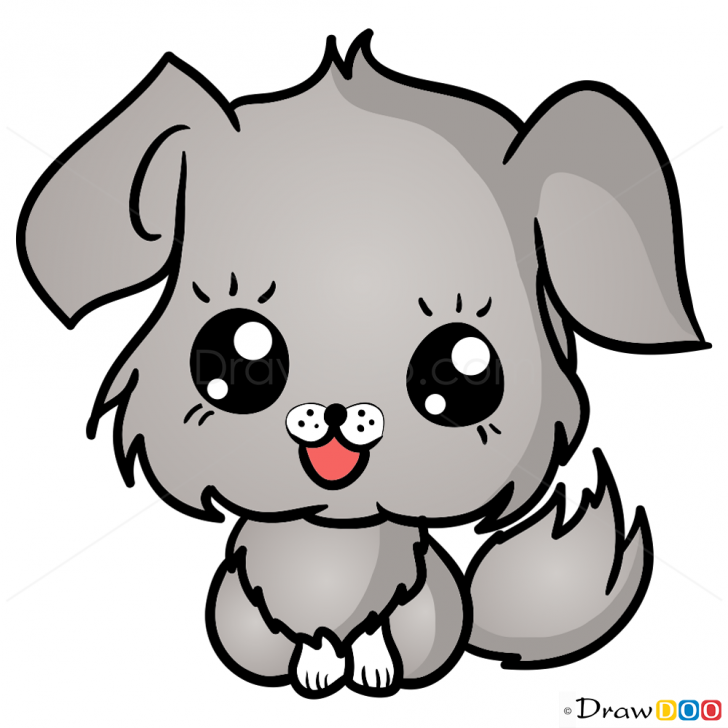 Cute Dog Drawing Step By Step | Free download on ClipArtMag