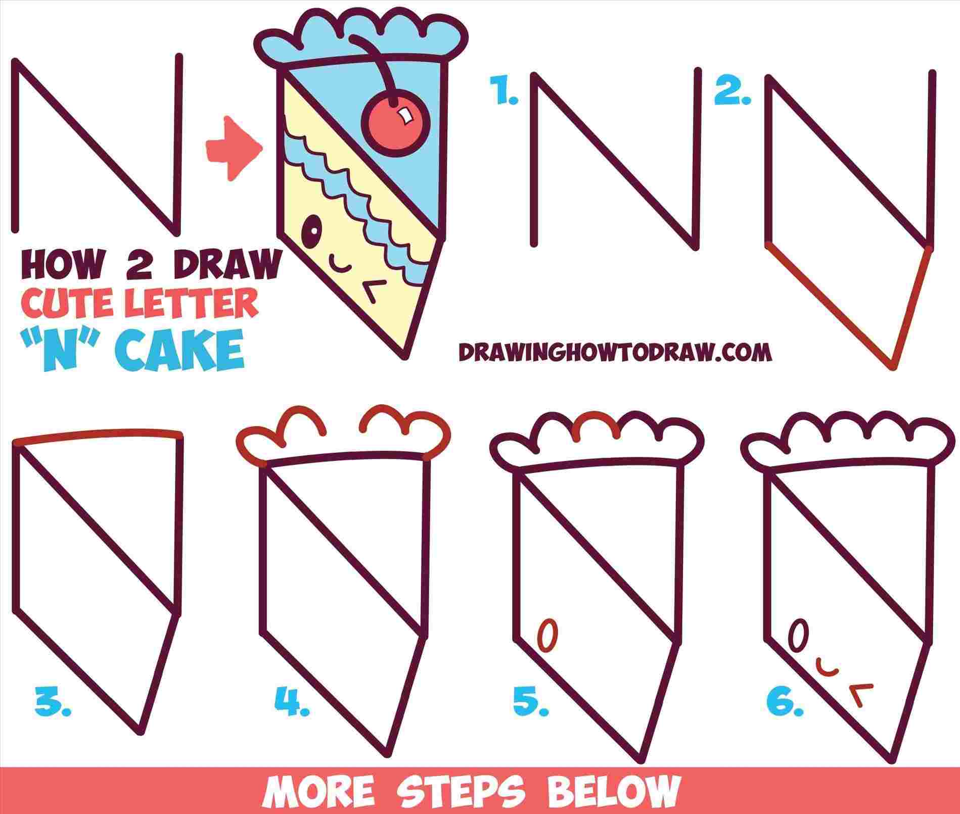 30+ Top For Kawaii Easy Food Step By Step Cute Drawings | The Teddy Theory