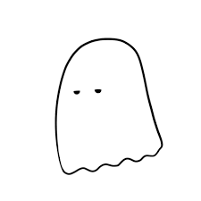 Cute Ghost Drawing | Free download on ClipArtMag