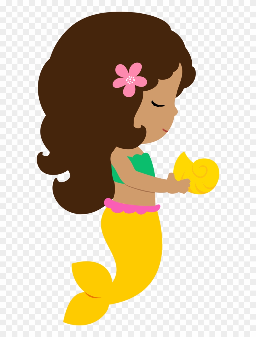 Cute Mermaid Drawings Free download on ClipArtMag