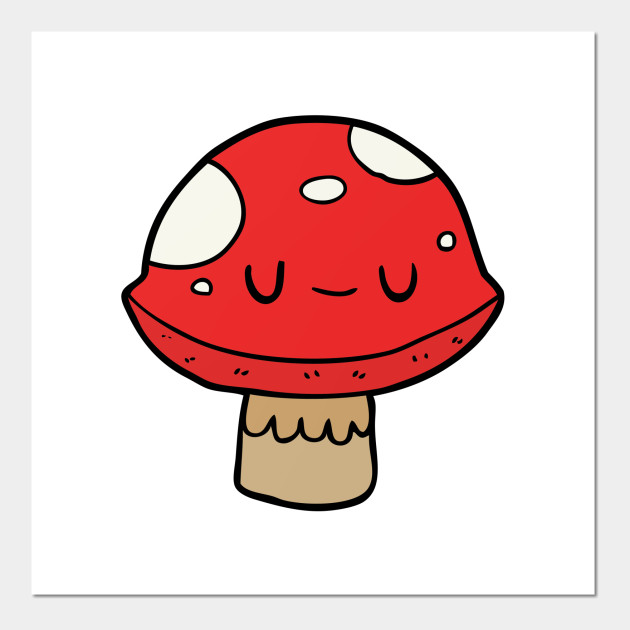 Cute Mushroom Drawing Free download on ClipArtMag