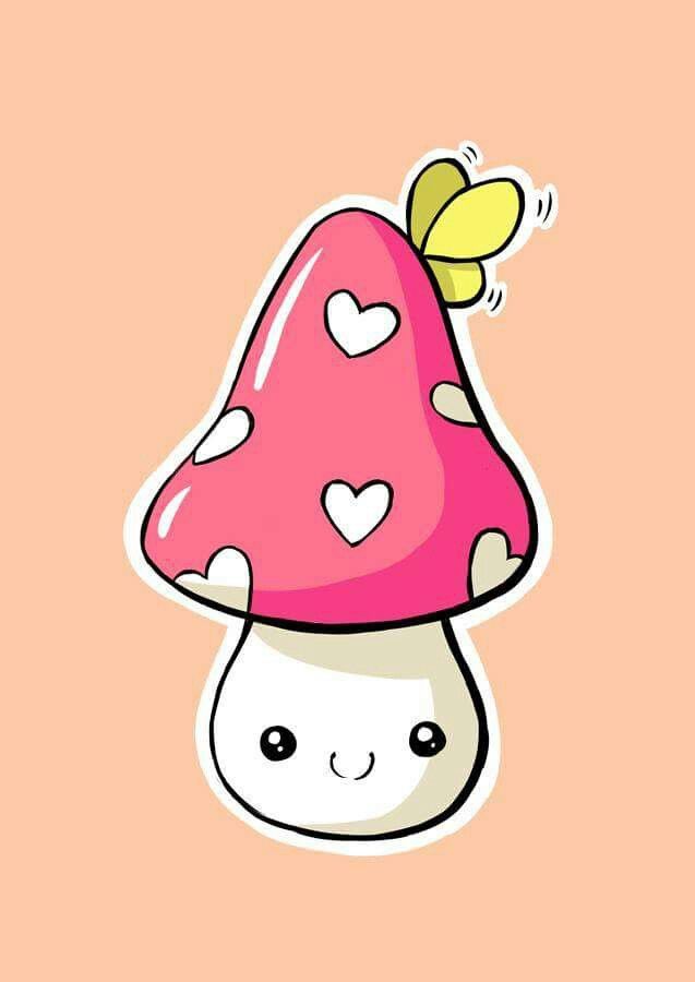 Cute Mushroom Drawing | Free download on ClipArtMag