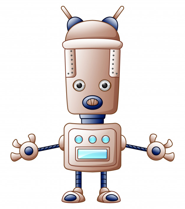 Cute Robot Drawing | Free download on ClipArtMag