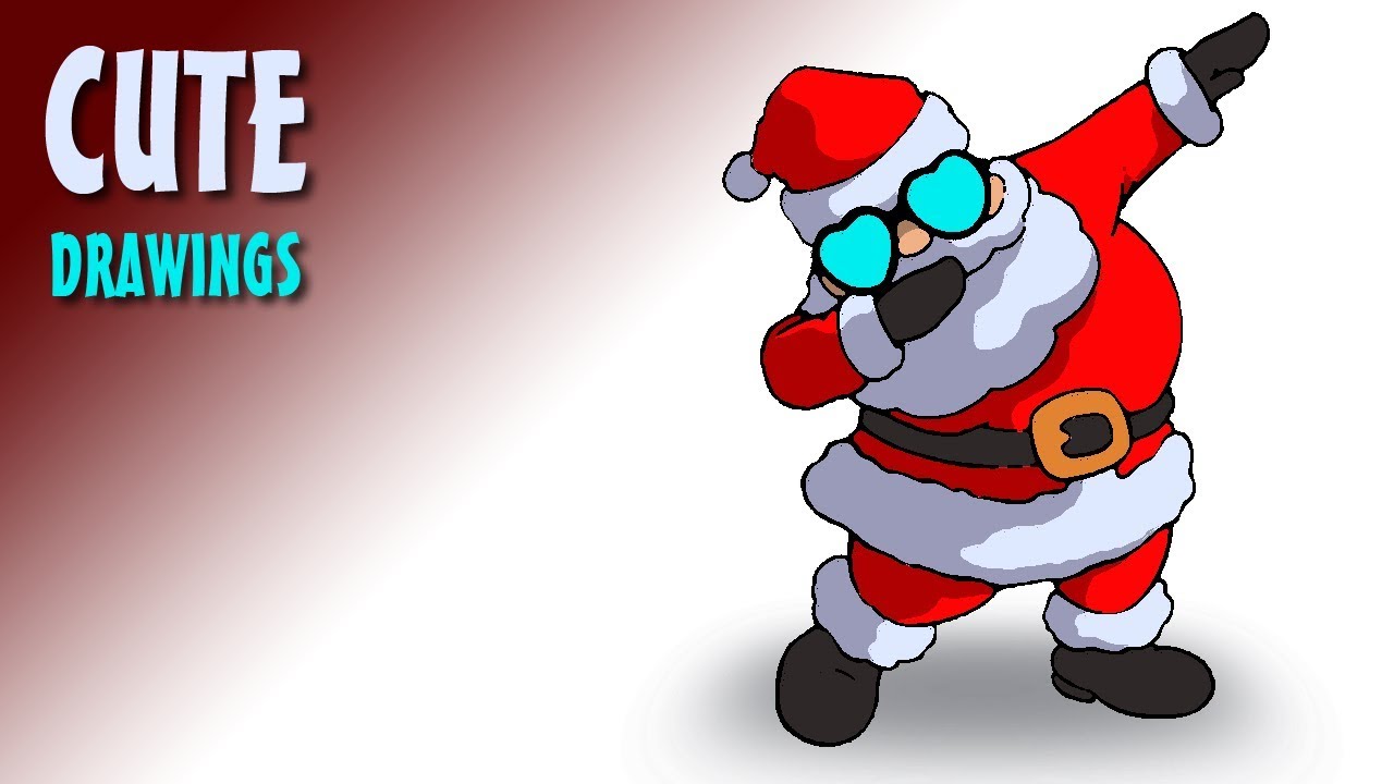 Cute Santa Claus Drawing | Free download on ClipArtMag