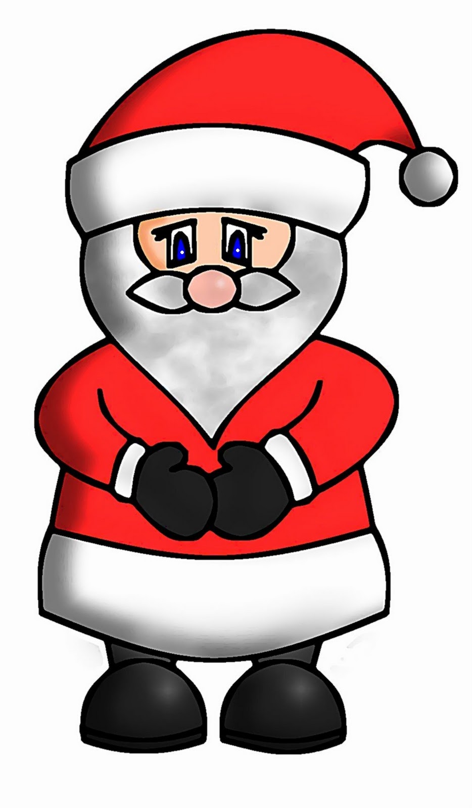 Cute Santa Drawing Free download on ClipArtMag