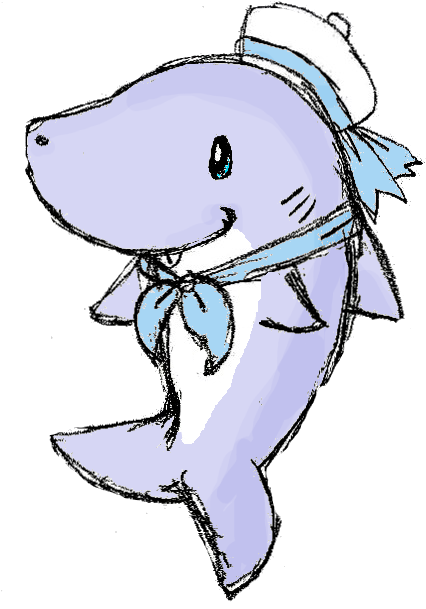 Cute Shark Drawing | Free download on ClipArtMag