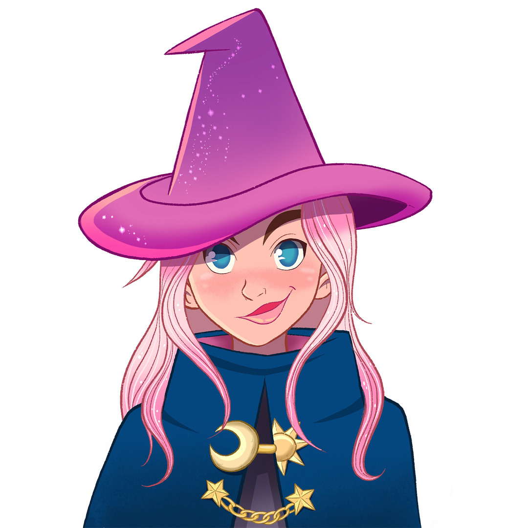 Cute Witch Drawing Free download on ClipArtMag