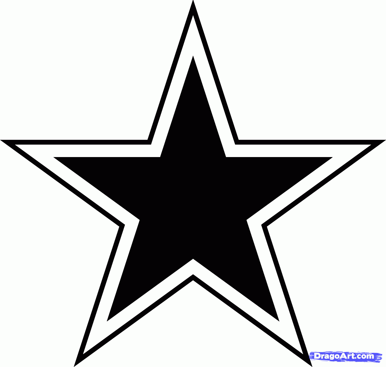 Dallas Cowboys Logo Drawing | Free download on ClipArtMag