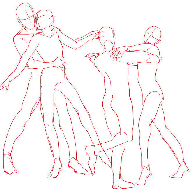 Dancing Poses For Drawing 