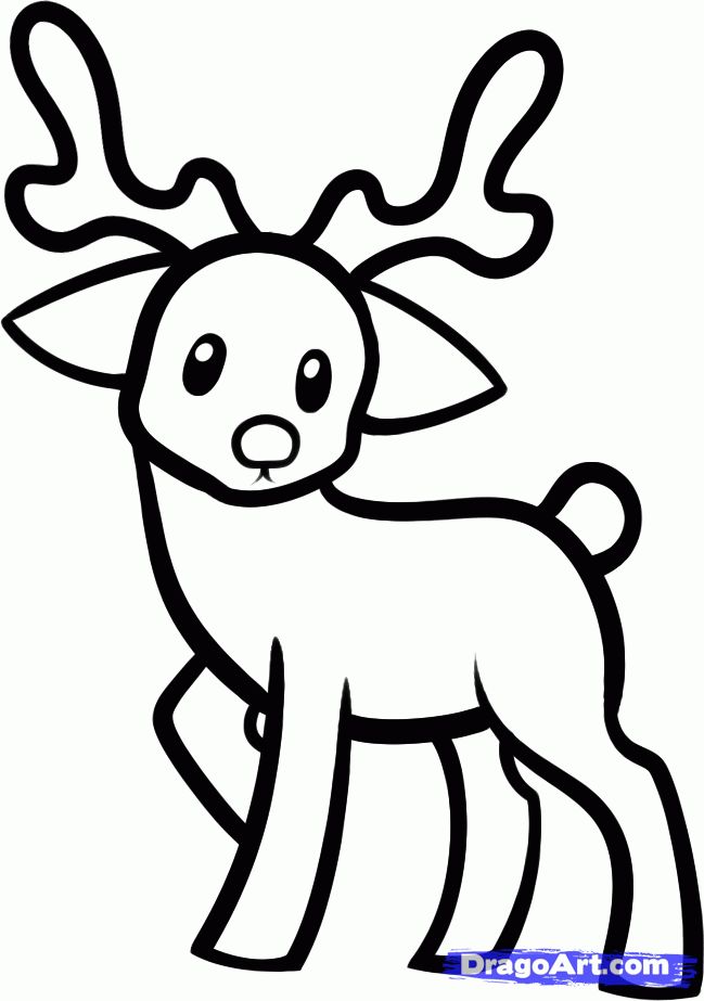 20+ Inspiration Baby Deer Drawing Easy For Kids | Armelle Jewellery