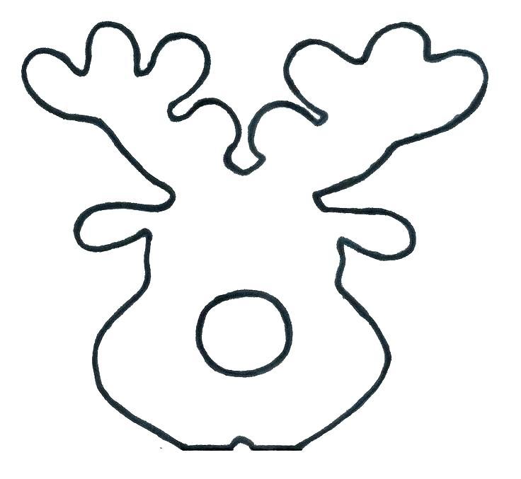 Deer Head Outline Drawing | Free download on ClipArtMag