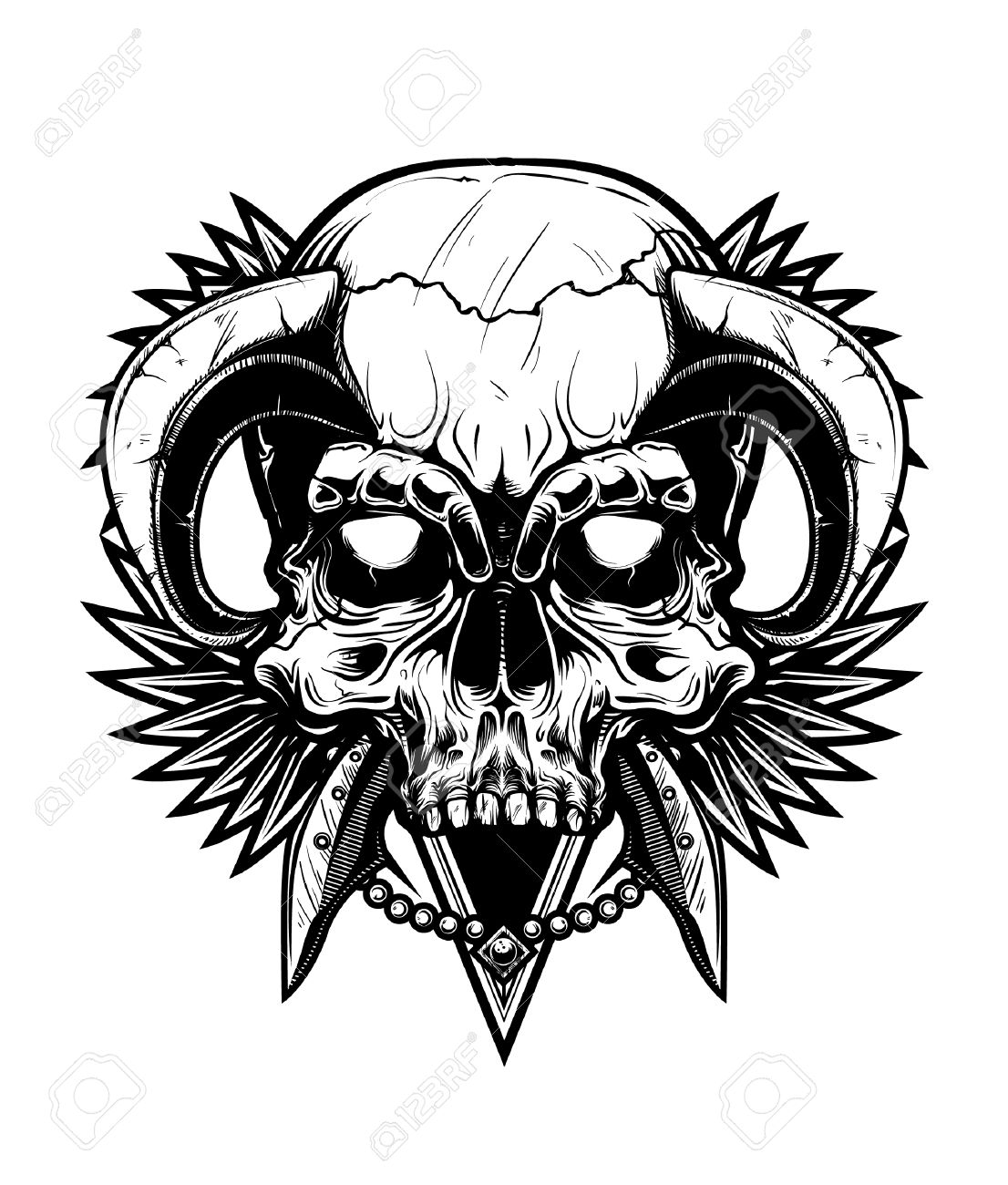 Featured image of post Demon Dark Demon Skull Drawing