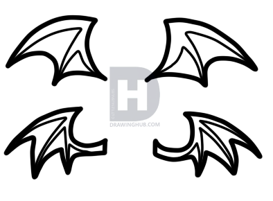 Devil Wings Drawing Free Download Best Devil Wings Drawing