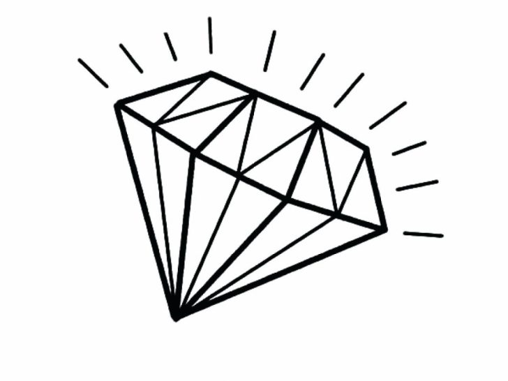 Diamond Drawing Easy | Free download on ClipArtMag