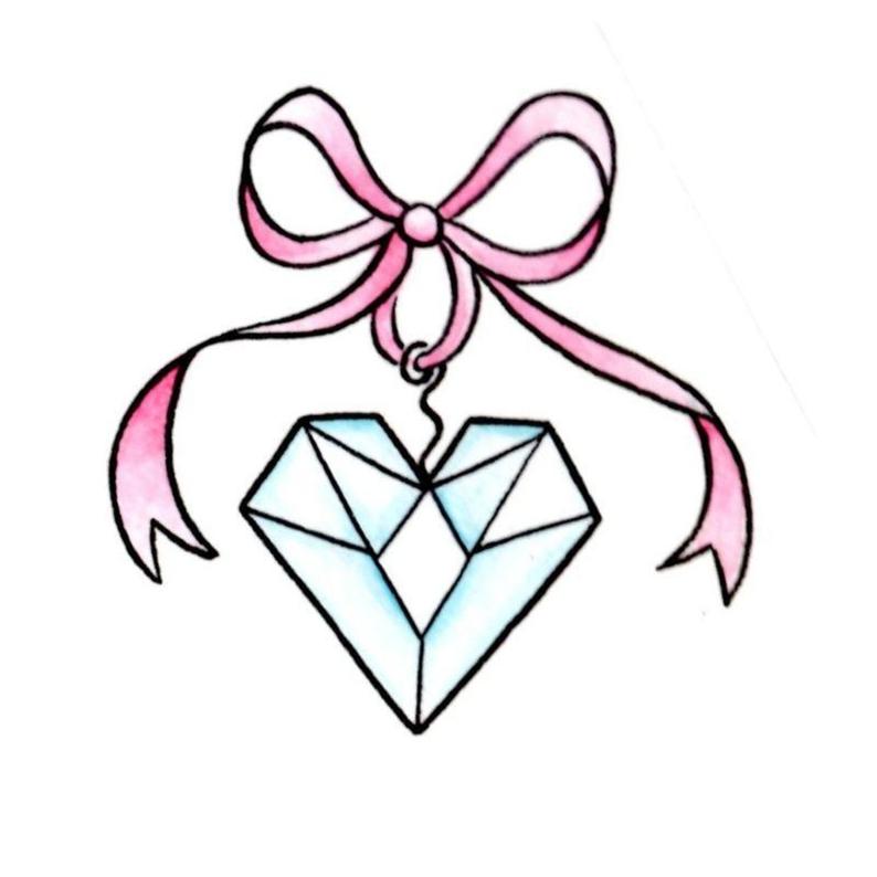 Diamond Heart Drawing Free Download On Clipartmag