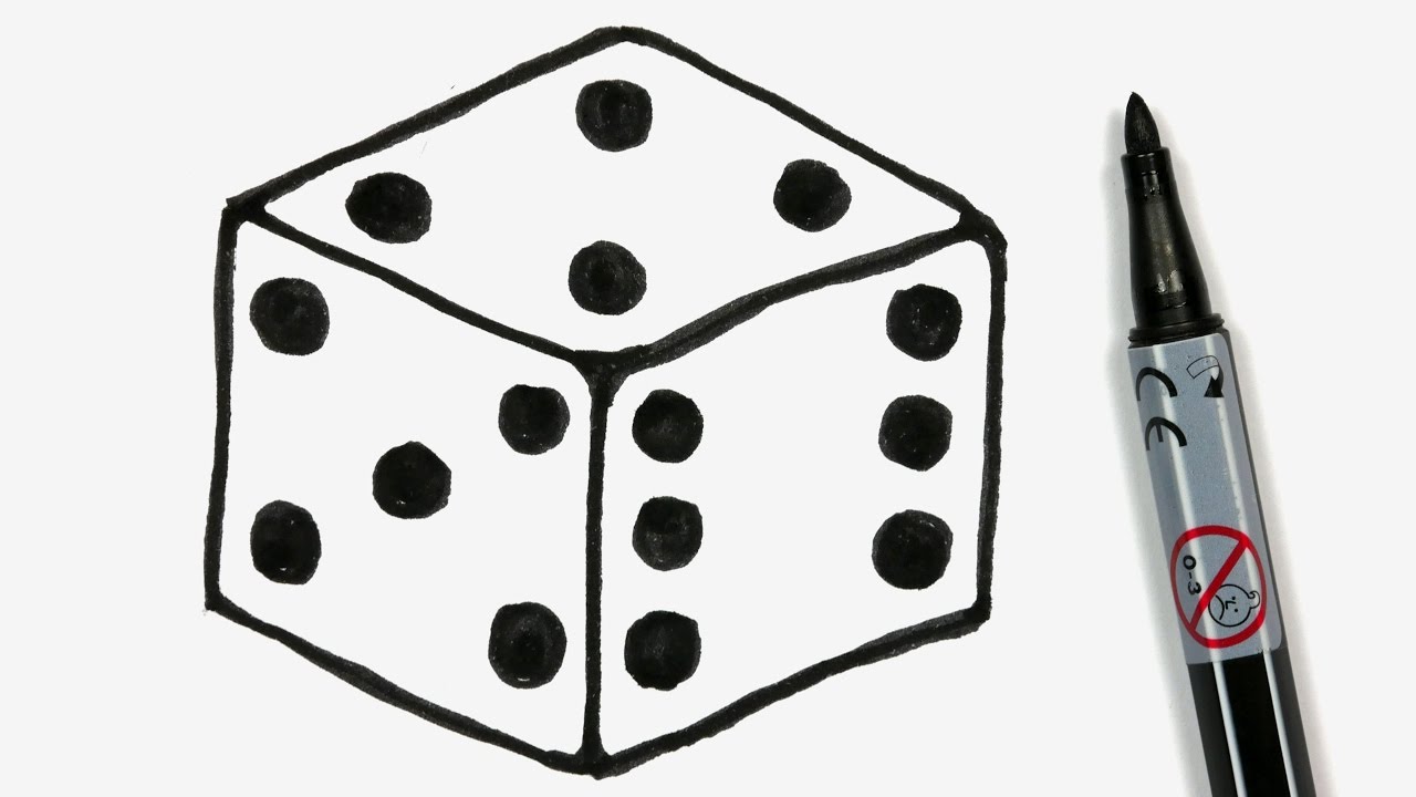 Dice Drawing Free download on ClipArtMag