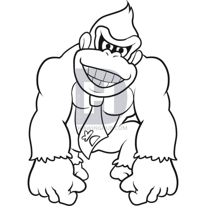 Diddy Kong Drawing | Free download on ClipArtMag