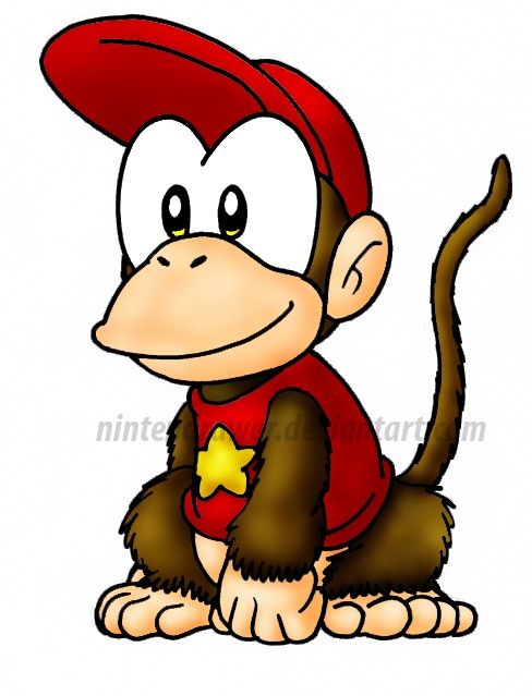 Diddy Kong Drawing | Free download on ClipArtMag