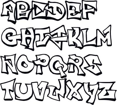 40+ Alphabet Schriftarten Graffiti Pictures