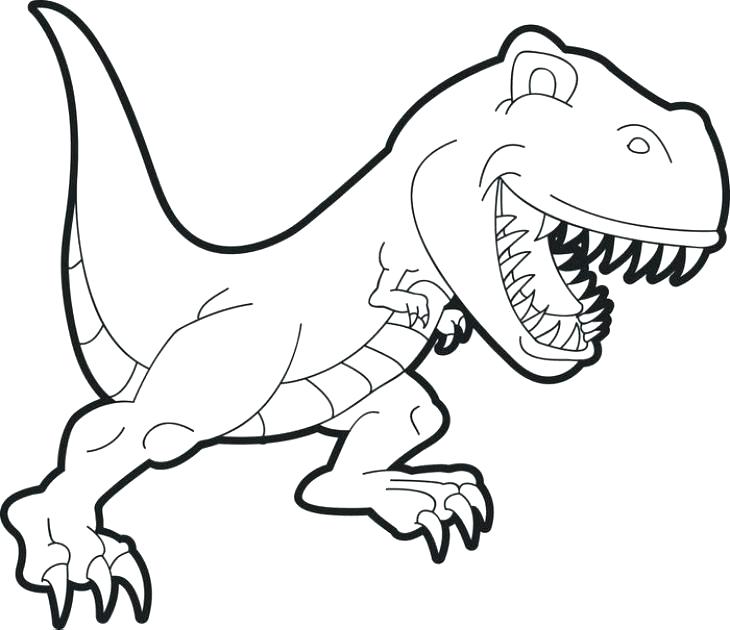 Dinosaur Line Drawing | Free download on ClipArtMag