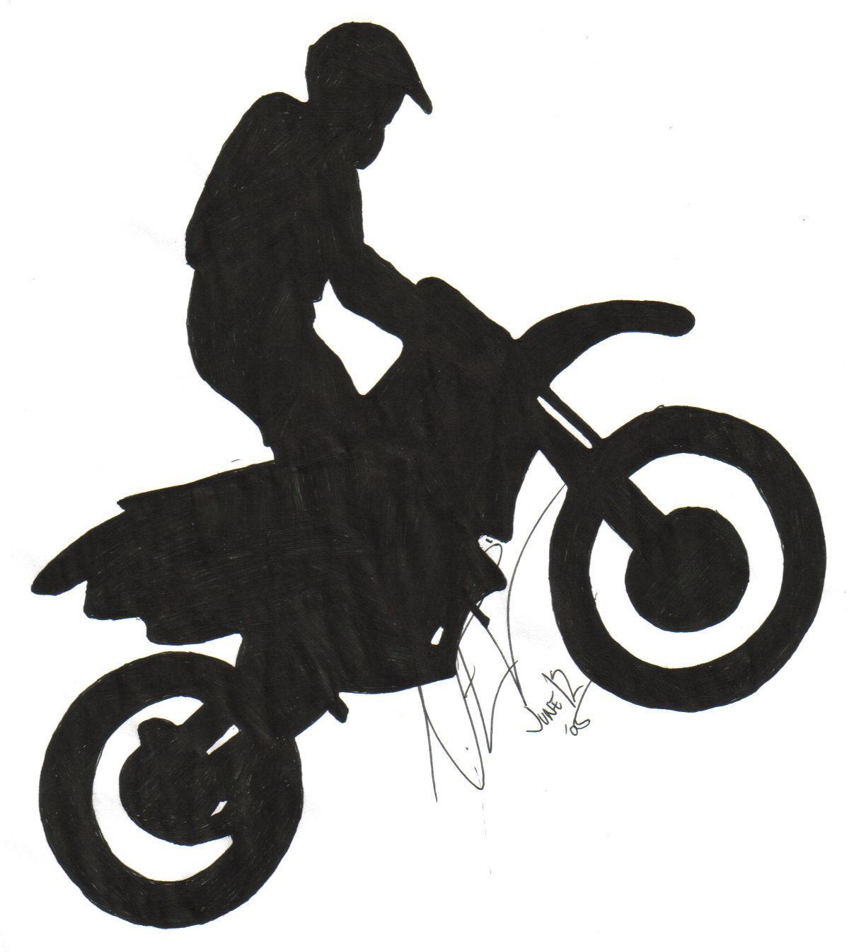 Dirt Bike Drawing Step By Step Free Download On ClipArtMag