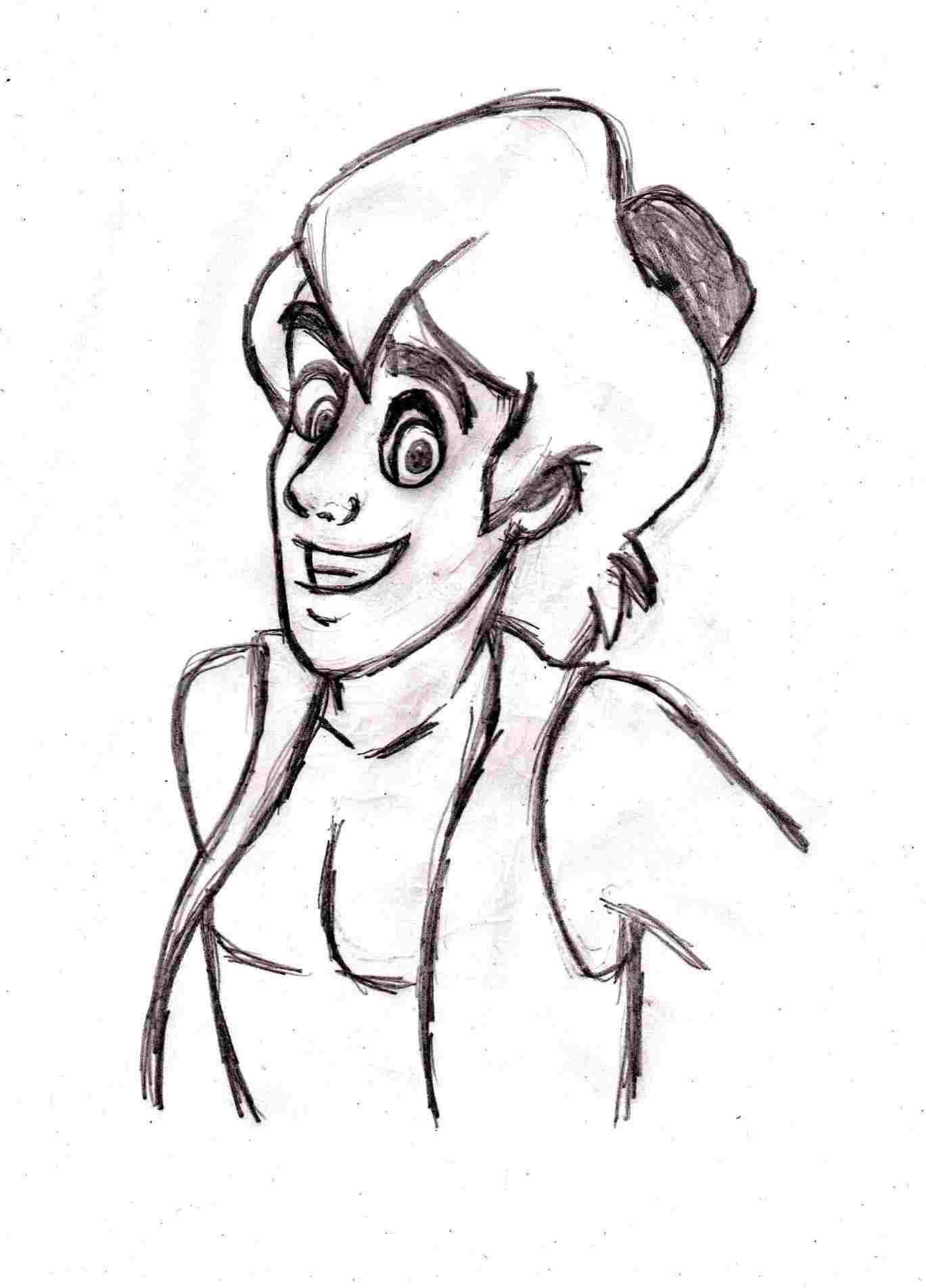 Pencil Sketches Disney Characters Chelss Chapman