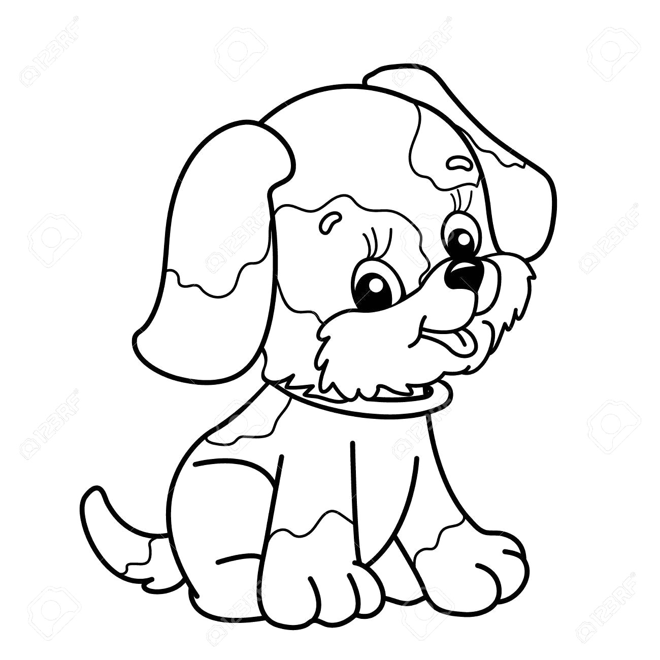 Dog Outline Drawing | Free download on ClipArtMag