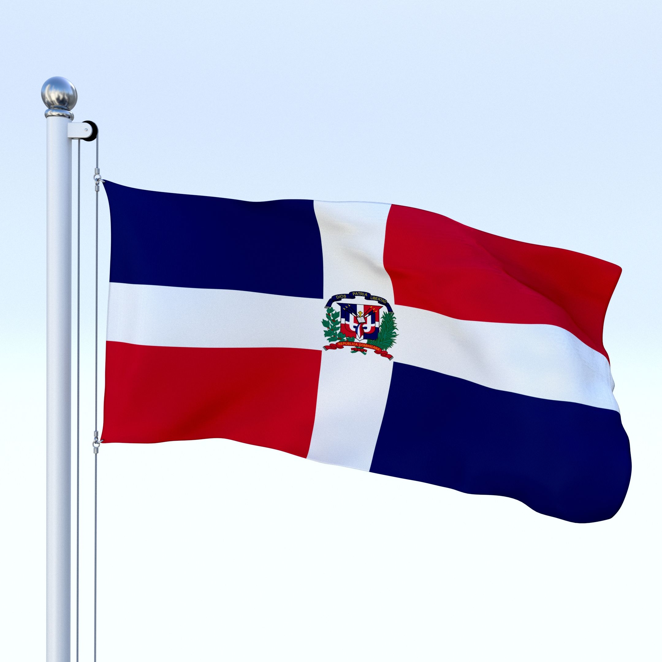 Dominican Flag Drawing Free download on ClipArtMag