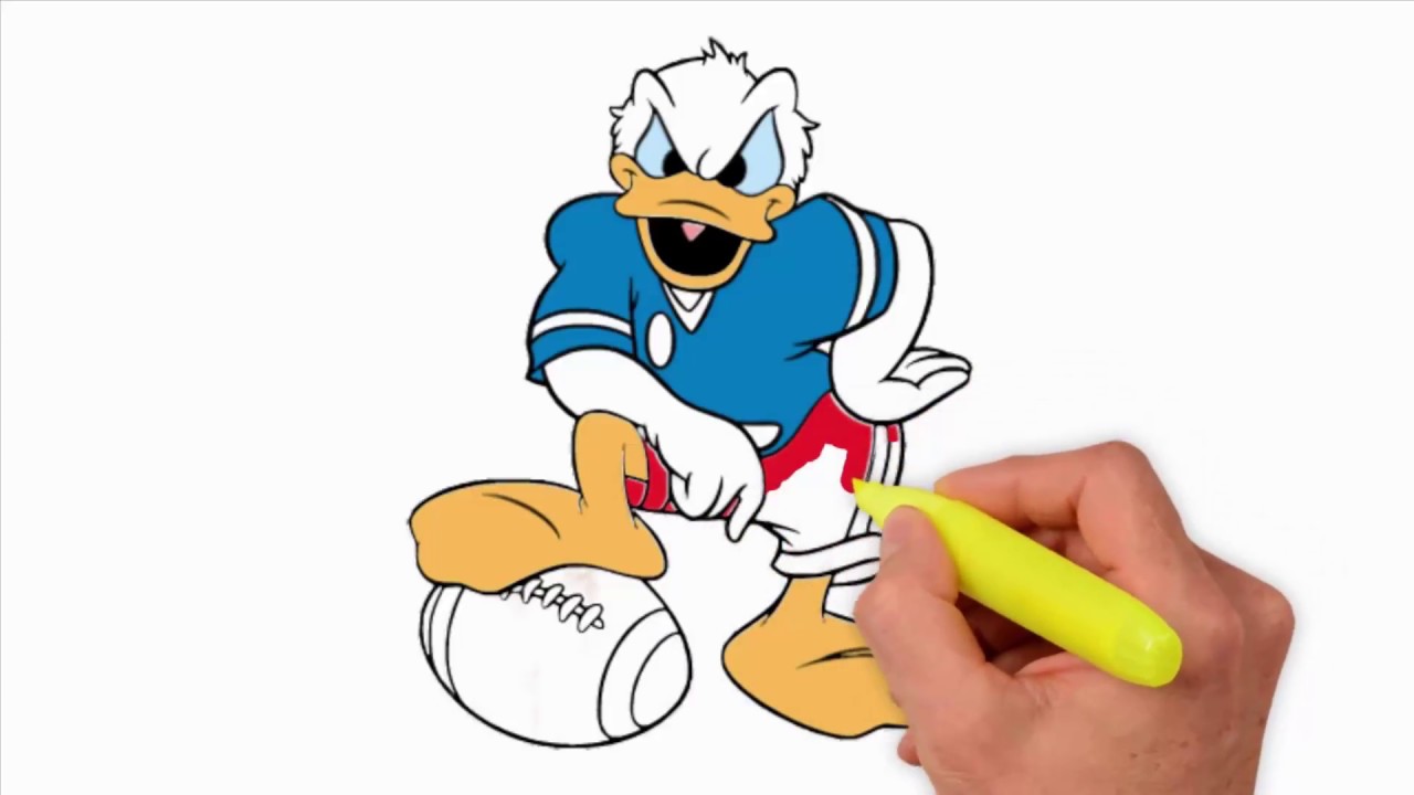 Donald Duck Cartoon Drawing | Free download on ClipArtMag