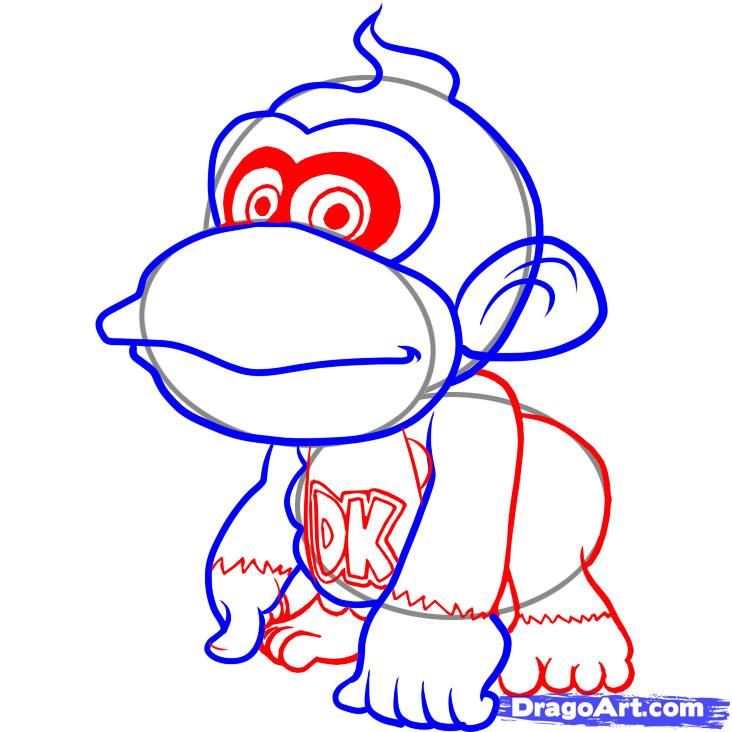 Donkey Kong Drawing | Free download on ClipArtMag