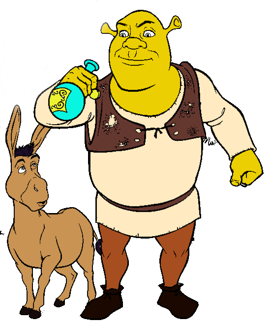 Donkey Shrek Drawing Free download on ClipArtMag