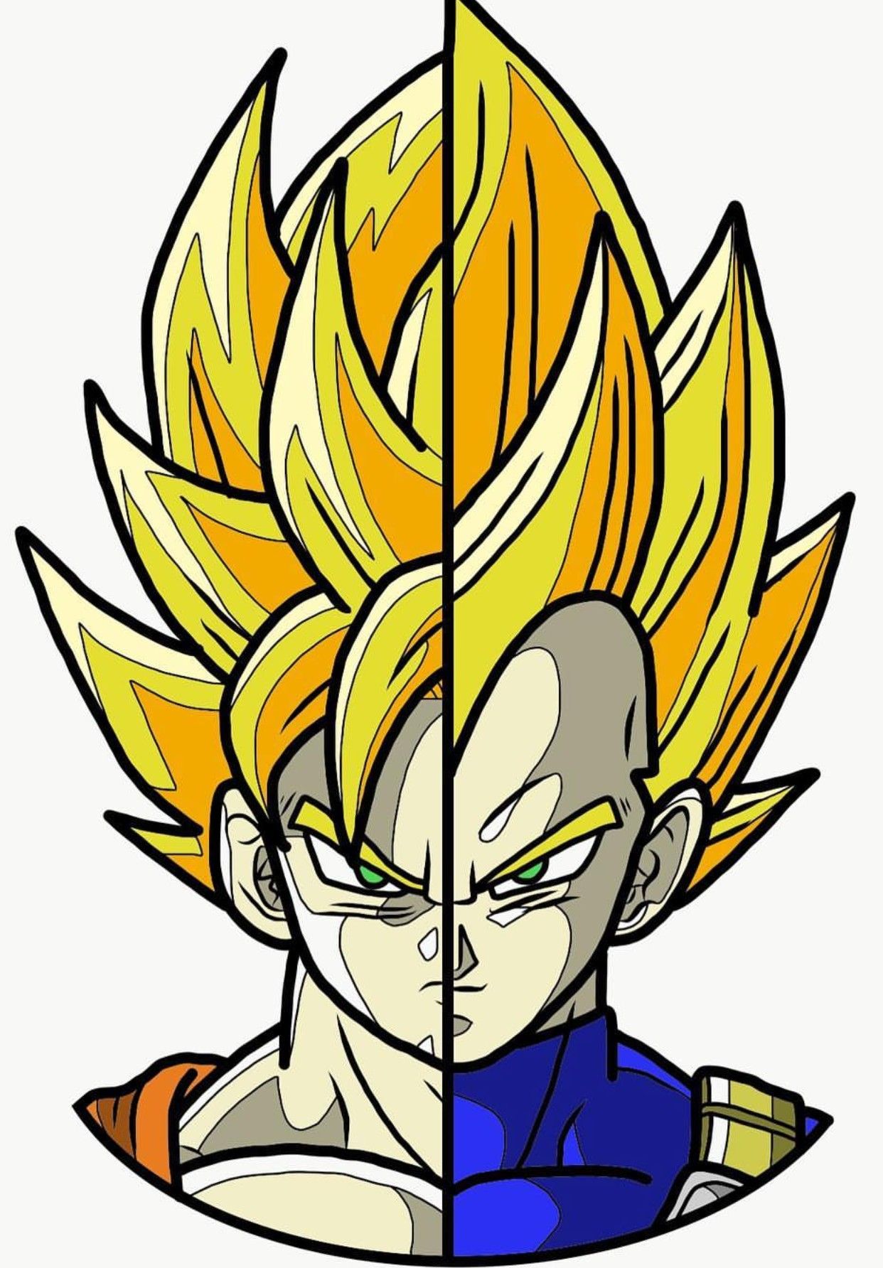 10+ Best For Dragon Ball Super Goku And Vegeta Drawing | Beads by Laura