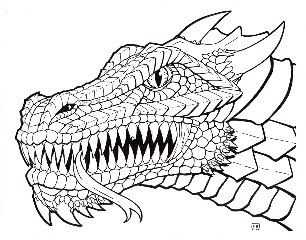 Dragon Breathing Fire Drawing | Free download on ClipArtMag