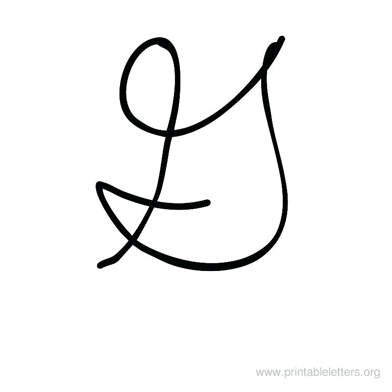 How To Draw A Capital G In Cursive