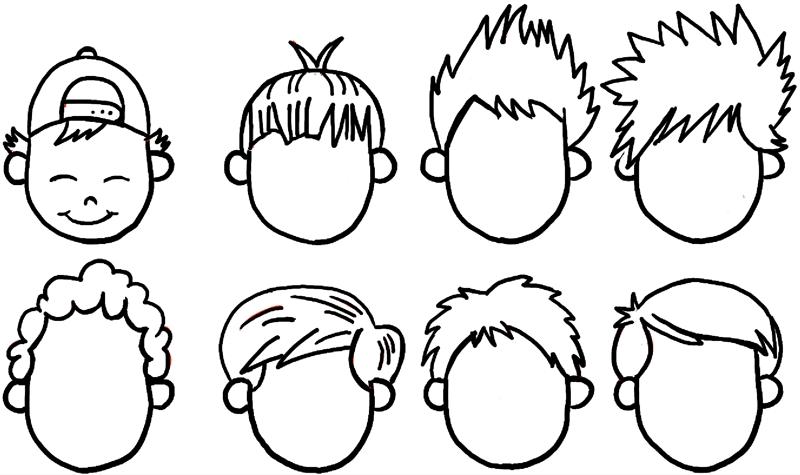 Drawing Manga Hair Free Download On Clipartmag