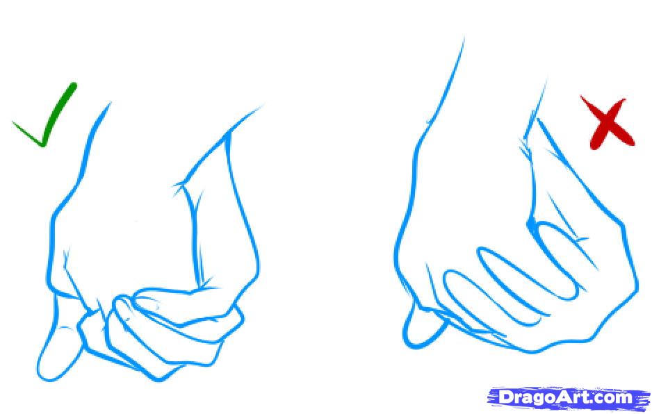 Drawing Of A Girl And Boy Holding Hands Free Download Best