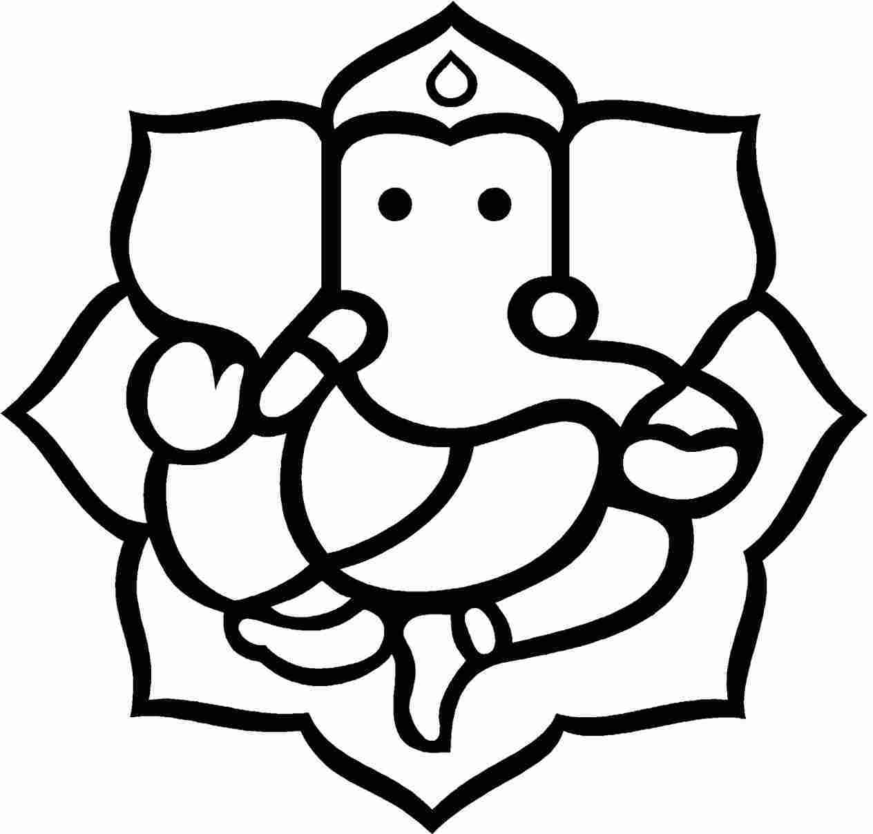 Drawing Of God Ganesha Free download on ClipArtMag