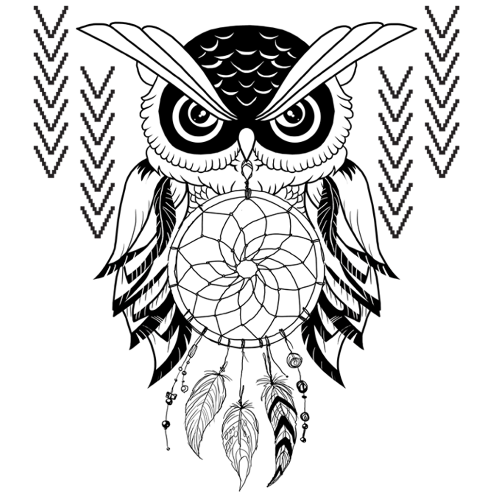 Dreamcatcher Line Drawing | Free download on ClipArtMag