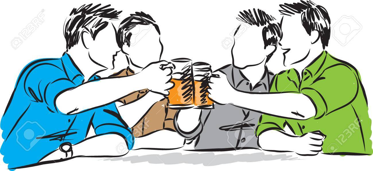 Drinking Alcohol Drawing | Free download on ClipArtMag