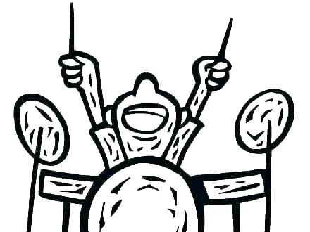 Drum Kit Drawing | Free download on ClipArtMag