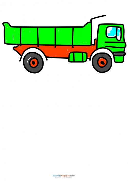 Dump Truck Drawing | Free download on ClipArtMag