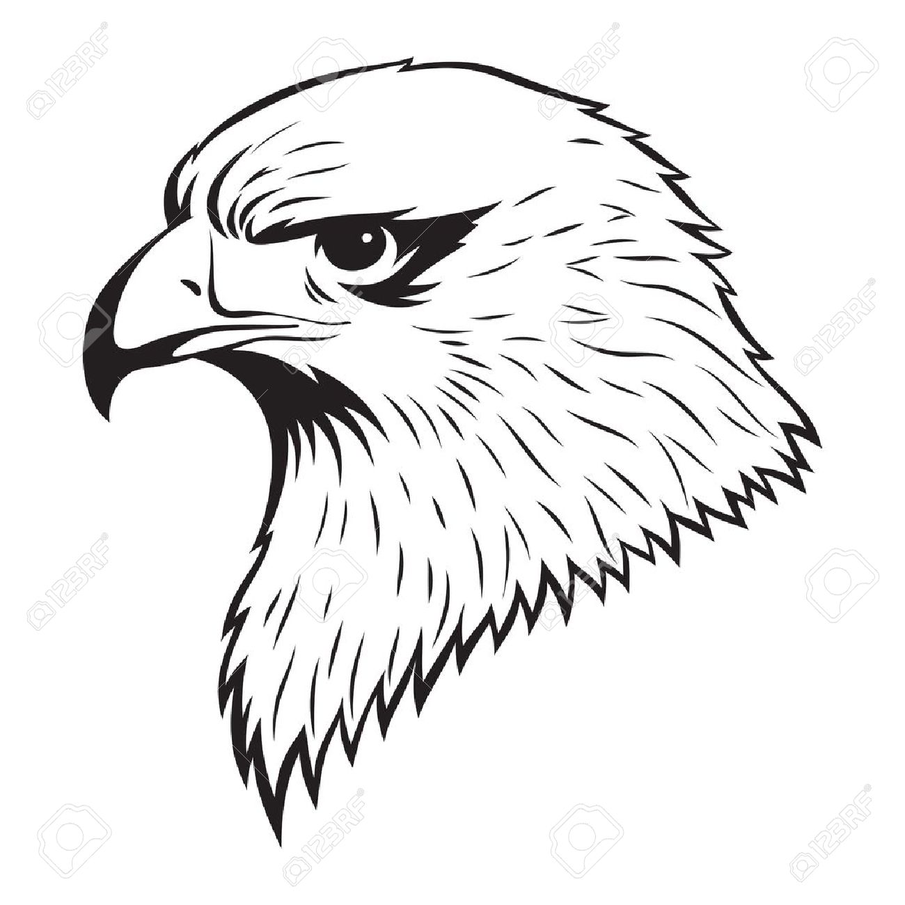 Eagle Line Drawing | Free download on ClipArtMag