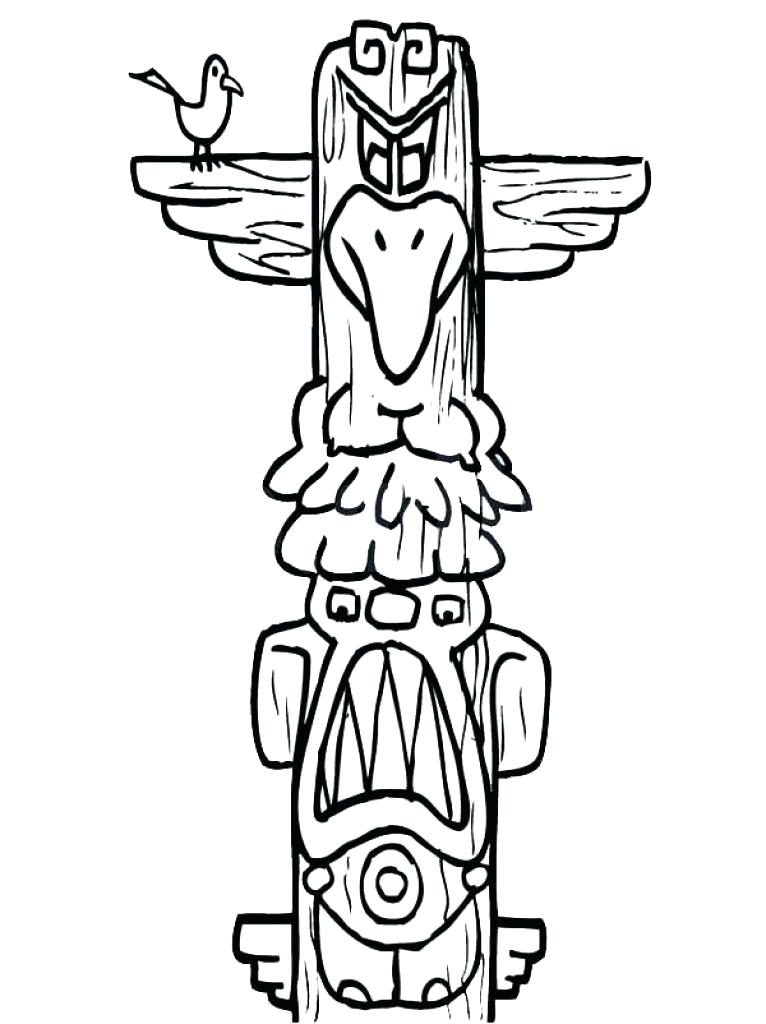 21+ Totem Pole Printable Templates Free Coloring Pages