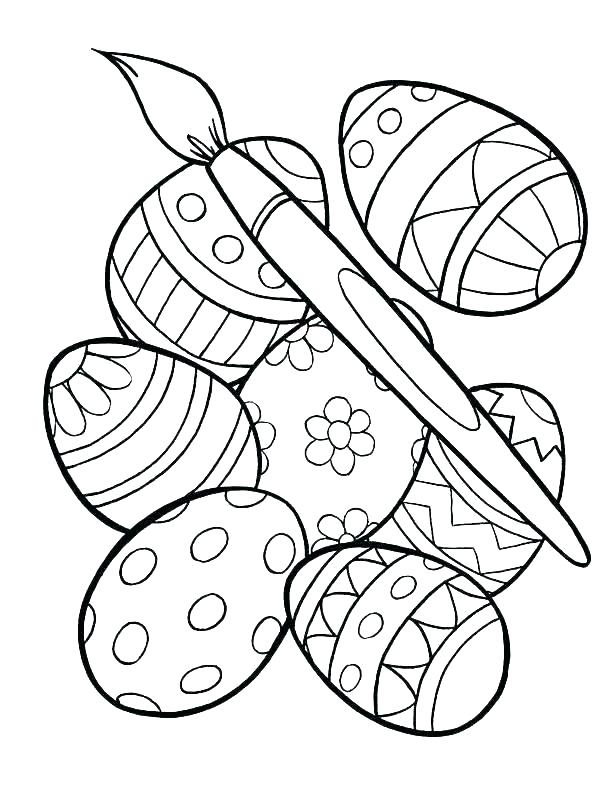 Easter Egg Hunt Coloring Coloring Pages